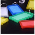 1 Porte-clé plastique solide grand affichage avec etiquette ECLATS DESTOCKAGE