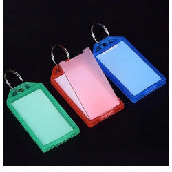 1 Porte-clé plastique solide grand affichage avec etiquette ECLATS DESTOCKAGE