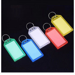 1 Porte-clé plastique solide grand affichage avec etiquette ECLATS DESTOCKAGE