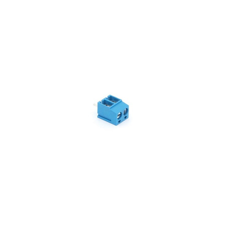 Bornier a vis 3 poles bleu pas 5mm 16a de percage 1.5mm screw03 - ECLATS DESTOCKAGE