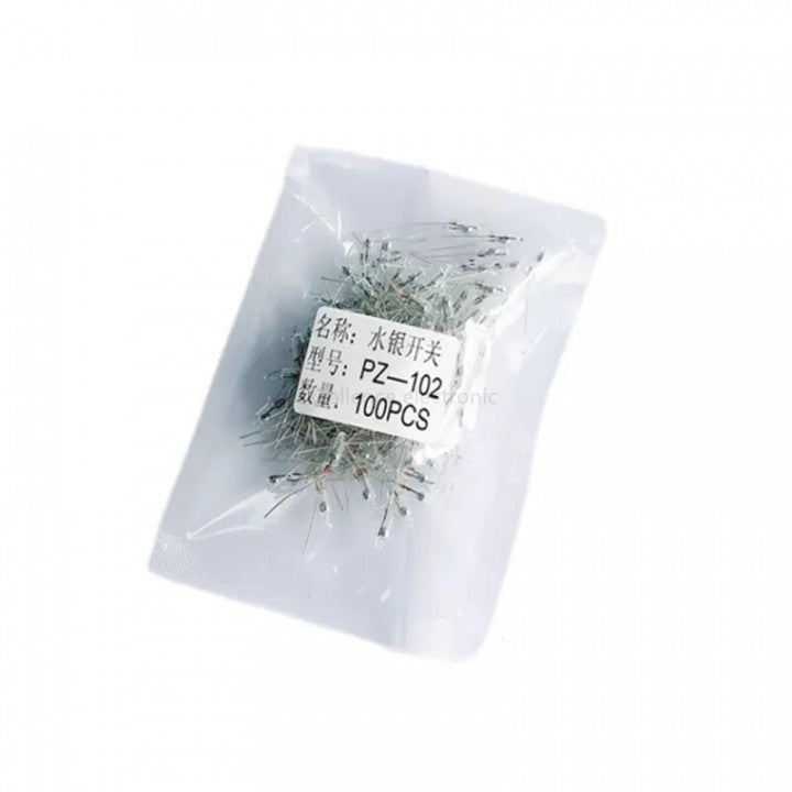 Capteur d'inclinaison mercure commutateur capteur de vibration d'angle unidirectionnel 5mm PZ-102 ECLATS DESTOCKAGE
