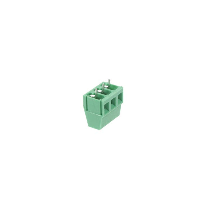 Bornier à vis professionnel 3 pôles vert au pas de 5mm screw03pg5 ECLATS DESTOCKAGE