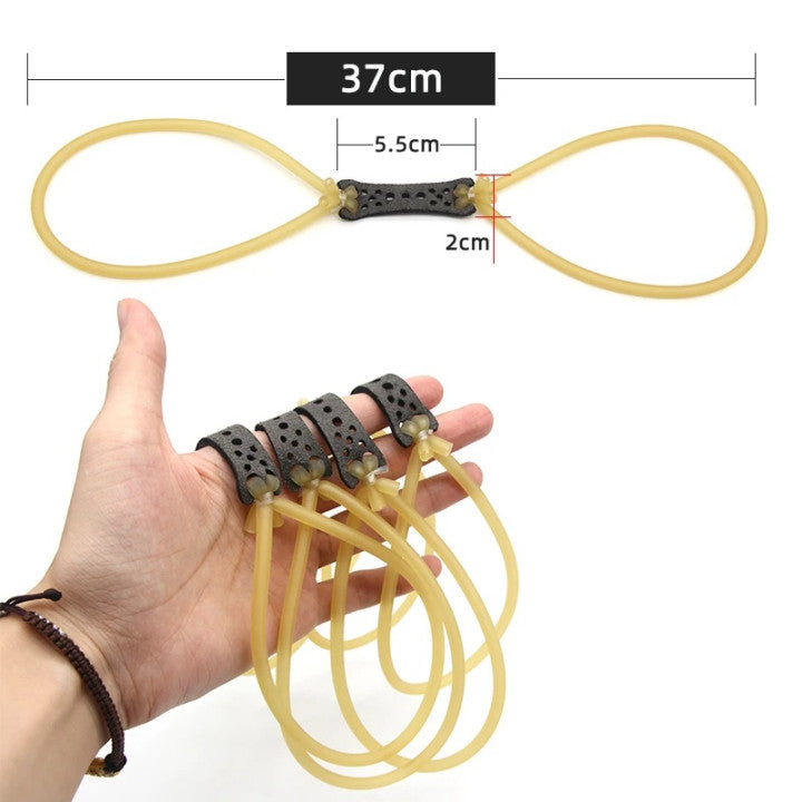 Lance pierre fronde latex naturel bande ronde caoutchouc ID 2mm x 5mm OD 2x5mm pour catapulte - ECLATS DESTOCKAGE