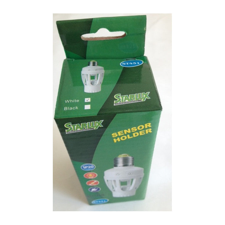 Douille e27 éclairage automatique detecteur mouvement simulateur présence st451 110v 220v 60w ECLATS DESTOCKAGE