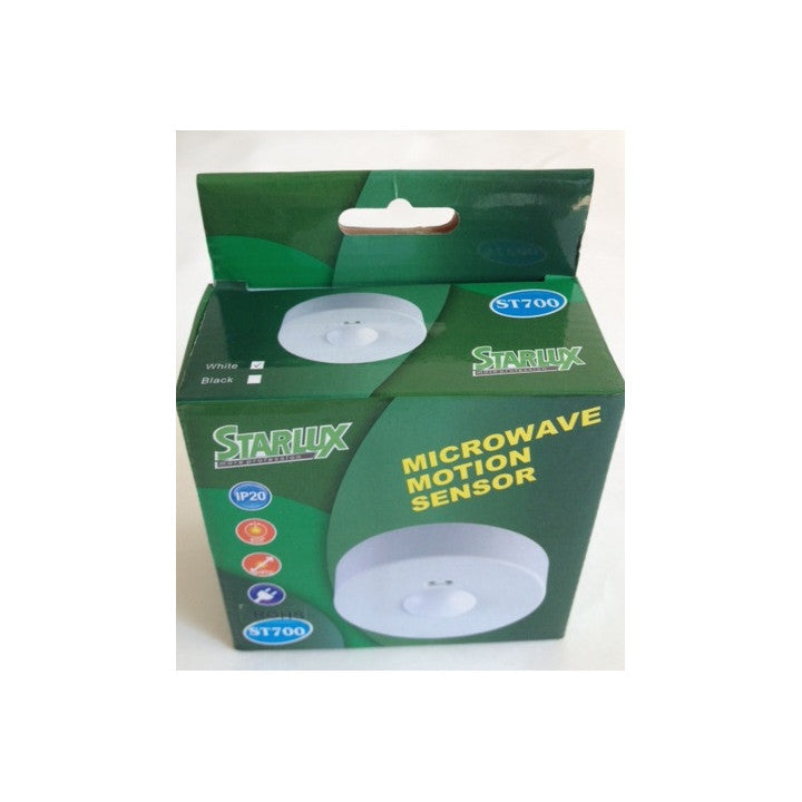Interrupteur hyperfrequence 220v plafond detecteur mouvement radar eclairage lumiere st700 ECLATS DESTOCKAGE