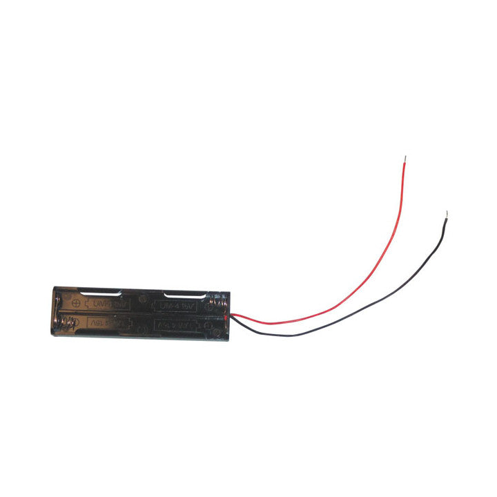 Coupleur accu lr3 long avec fils pour 4 piles lr03 (p15v4) ala403l-f ECLATS DESTOCKAGE