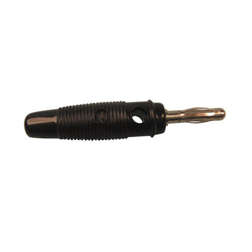 Fiche banane 4mm repiquable noire connecteur connexion prise electrique cm19b velleman ECLATS DESTOCKAGE