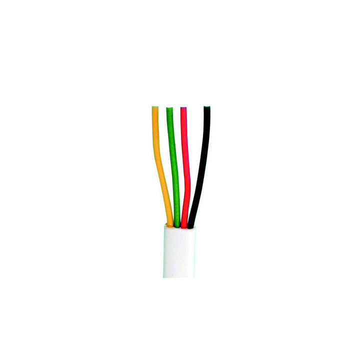 Cable telephonique 4 fils plat pour rj09, rj11, rj12 (le mètre) fil telephone ECLATS DESTOCKAGE