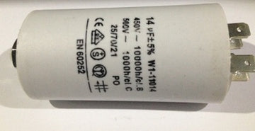 14 µf condensateur pompe de piscine 14µf 14 mf µf micro farad 450v à condo a double cosses - ECLATS DESTOCKAGE