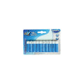 Lot de 10 piles alcalines aa 1.5 v type lr6 (10 pcs lr06 1bl) hq-alk-aa-02 - ECLATS DESTOCKAGE