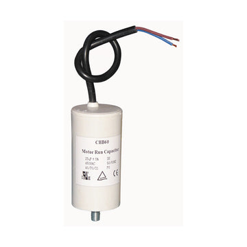 Condensateur condo a fil 25uf 25mf 25 mf uf micro farad 450v 500v cbb60 cable demarrage moteur - ECLATS DESTOCKAGE