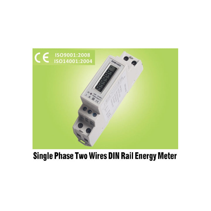 Compteur energie electrique monophase dds238 wattmetre rail din 220v indicateur consommation ECLATS DESTOCKAGE