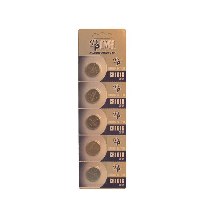 Pile lithium 3vcc 50mah (5 pcs cr1616) bouton alimentation - ECLATS DESTOCKAGE