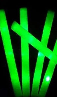 15 Baton Lumineux LED vert Tube Lumière 40cm clignotant Anniversaire fete mariage noel ECLATS DESTOCKAGE