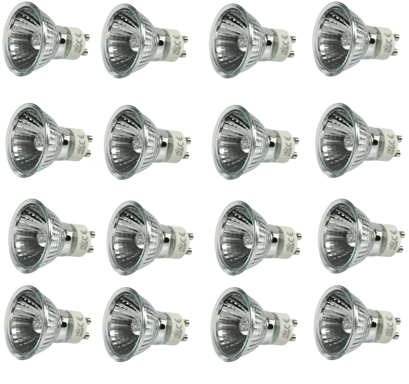 16 lampes 230v 50w gu10 40° ampoule twistline alu 2000 heures eclairage lumiere ECLATS DESTOCKAGE