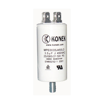 Condensateur 3.5mf 3.5 mf micro farad 450v double cosse faston condo demarrage moteur CBB60 ECLATS DESTOCKAGE