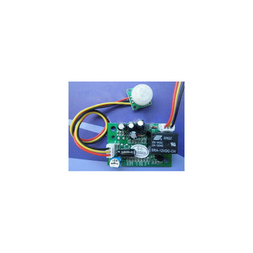 Détecteur mouvement pir infrarouge 12v YT.758 a encaster cellule photoélectrique jour nuit ECLATS DESTOCKAGE