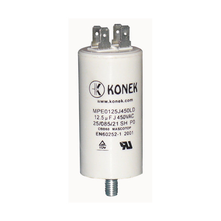 Condensateur 12.5µf 12.5 mf µf micro farad cbb60 400v 450v 500v condo demarrage moteur cosse am ECLATS DESTOCKAGE