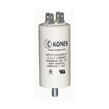 Condensateur 12.5µf 12.5 mf µf micro farad cbb60 400v 450v 500v condo demarrage moteur cosse am ECLATS DESTOCKAGE