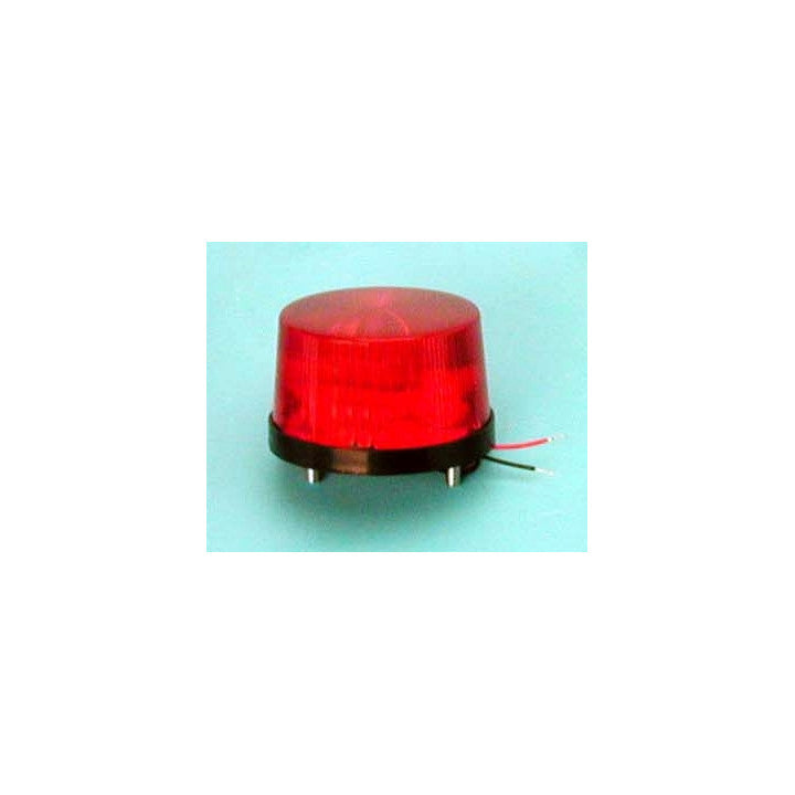 Flash alarme feu stroboscopique xenon 9v 12v rcouleur rouge ip 65 haa40r esb-77 avertisseur lumineux ECLATS DESTOCKAGE
