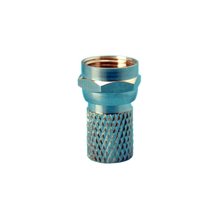 Fiche f a visser 7mm pour coaxial ø7 mm (1 pièce) pour cables rg6/u 75 ohm ø6.5mm radio television ECLATS DESTOCKAGE