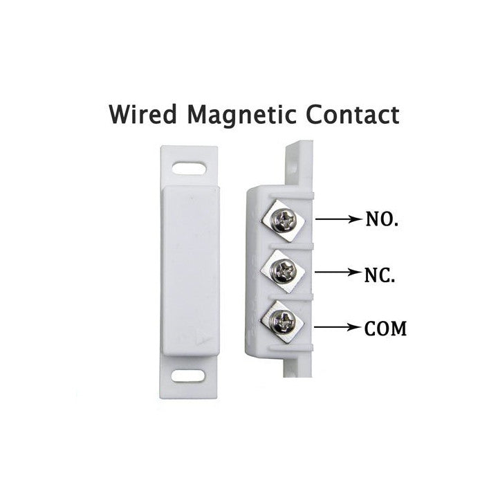 Contacteur detecteur ouverture magnetique alarme no nf saillie capteur at-dc02w mc27ST ms-27st ECLATS DESTOCKAGE
