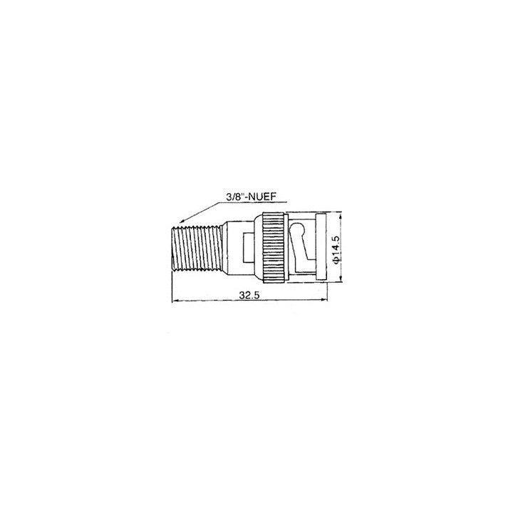 Adaptateur fiche f bnc mâle connecteur raccord coaxial cbnc12 ECLATS DESTOCKAGE