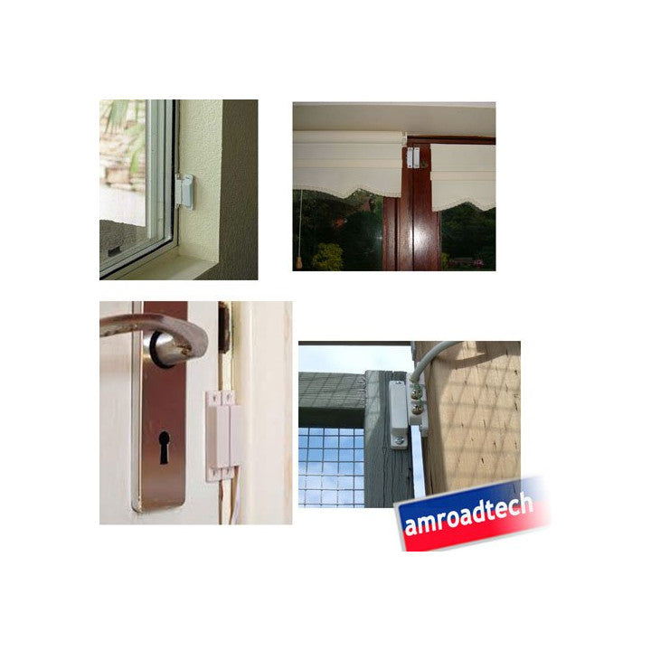 Contacteur detecteur ouverture magnetique alarme no nf saillie capteur at-dc02w mc27ST ms-27st ECLATS DESTOCKAGE