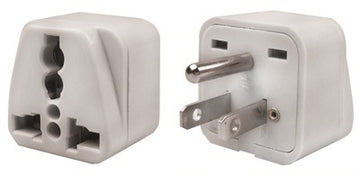2 Adaptateur de voyage prise électrique monde vers usa etats-unis - ECLATS DESTOCKAGE