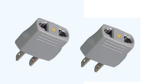 2 Adaptateur europe canada euro/americain japon etats unis voyage secteur prise usa convertisseur - ECLATS DESTOCKAGE