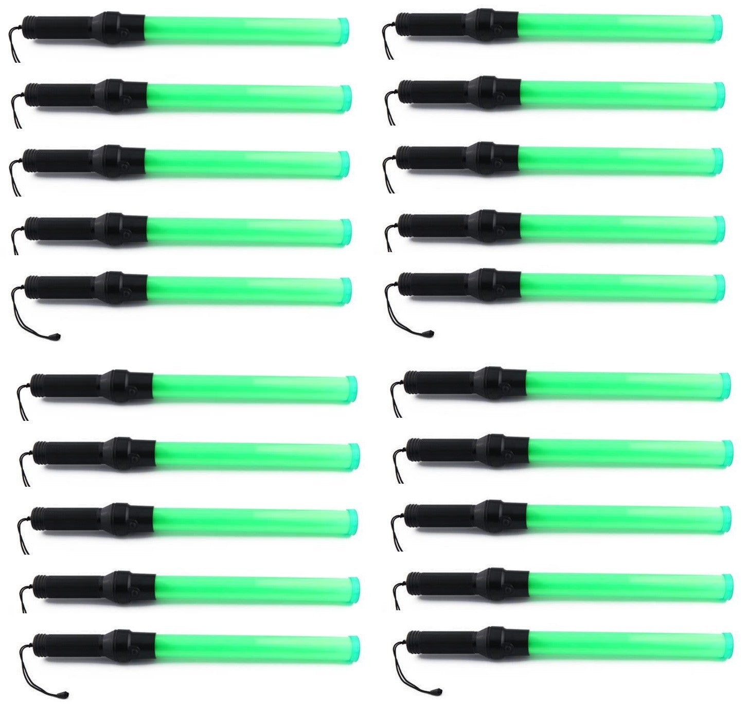 20 Baton police signalisation vert lumineux route circulation automobile ECLATS DESTOCKAGE