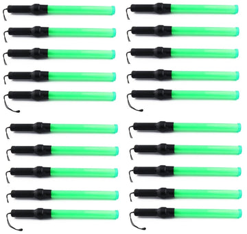 20 Baton police signalisation vert lumineux route circulation automobile ECLATS DESTOCKAGE
