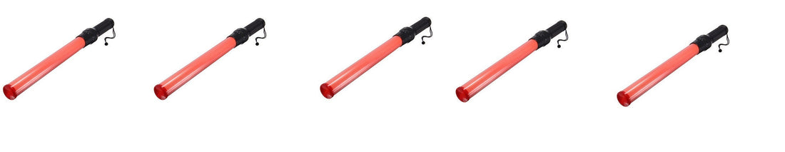 5 batons lumineux rouge signalisation police route circulation voiture automobile avion ECLATS DESTOCKAGE