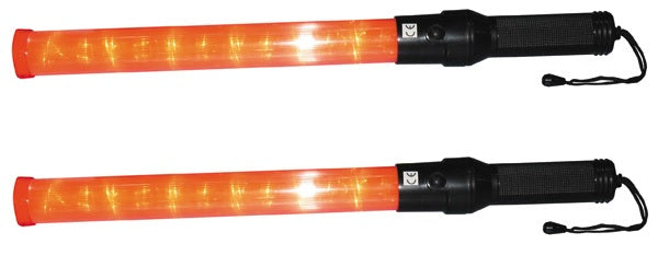 2 batons lumineux rouge signalisation police route circulation voiture automobile avion - ECLATS DESTOCKAGE