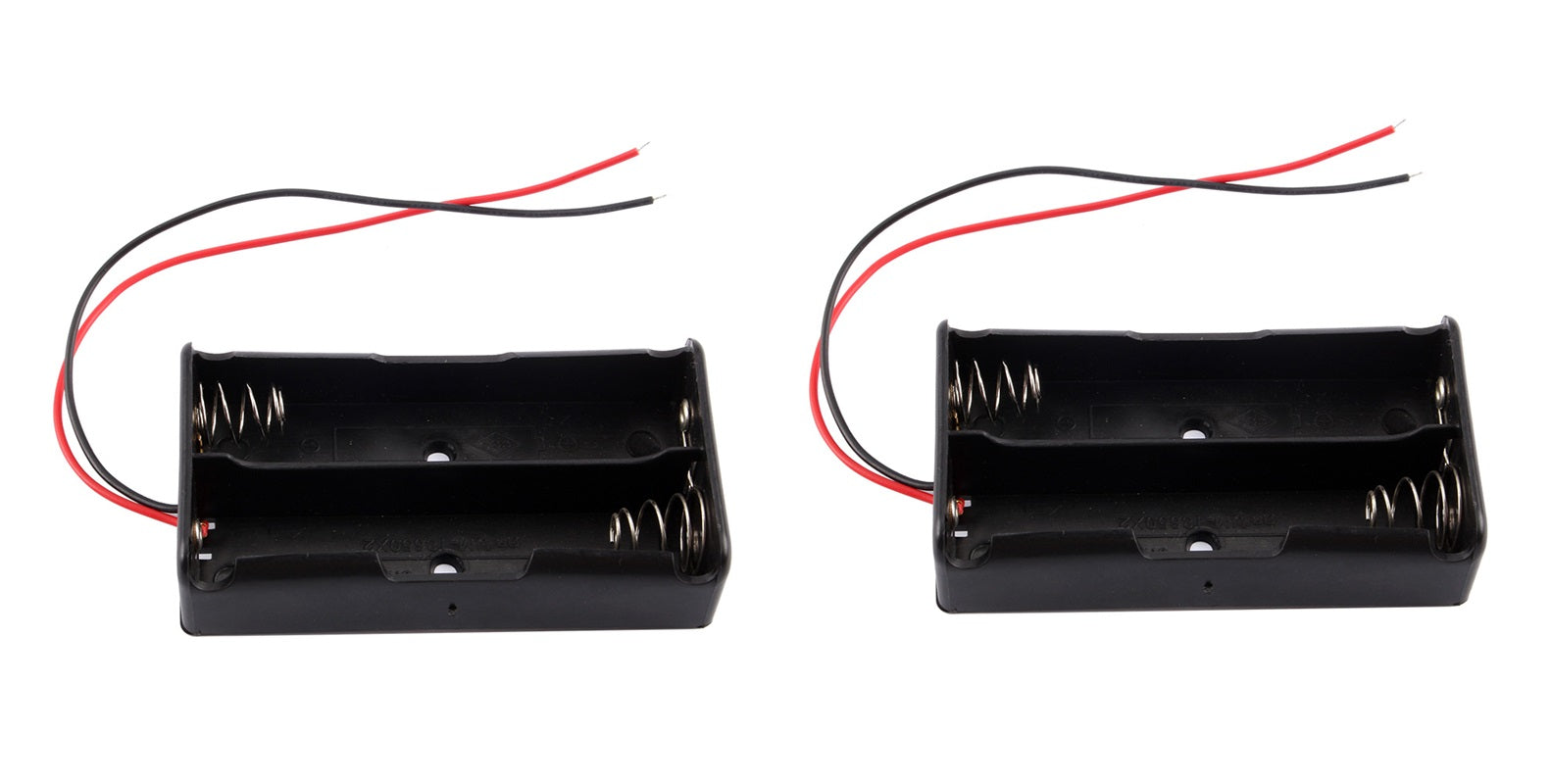 2 Boitiers Bloc Coupleur Support de 2 Batterie Pile rechargeable 18650 3.7v - ECLATS DESTOCKAGE