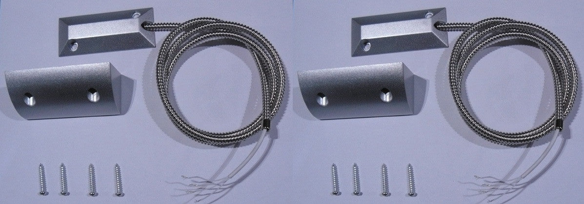 2 Contacteur ouverture 1.2m blinde detecteur magnetique 450fr alarme contact nf saillie ms-52m ECLATS DESTOCKAGE