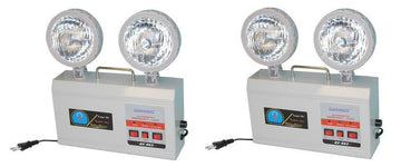 2 Eclairage automatique electrique de secours 2x4.5w dx 963 sans battterie rechargeable 6V4 ECLATS DESTOCKAGE