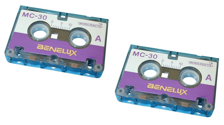 2 microcassette mc30 enregistreur telephone audio mini cassette mc-30 lfh 005 ECLATS DESTOCKAGE
