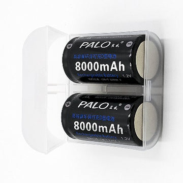 2 piles lr20 rechargeables 1.2v 4.5a 5a 5000ma 8a 8000a nr20c r20 - ECLATS DESTOCKAGE