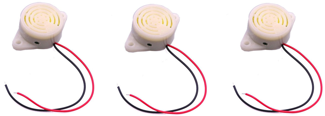 3 X Buzzer 24v 90db dispositif sonore sirene 24vcc alarme bip sfm-27 3v 4.5v 6v 9v 12v ECLATS DESTOCKAGE