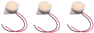3 X Buzzer 24v 90db dispositif sonore sirene 24vcc alarme bip sfm-27 3v 4.5v 6v 9v 12v ECLATS DESTOCKAGE