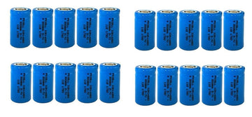 20 Batterie lithium rechargeable 14250 3.7v 300mAh ICR14250 1/2AA lampe torche Appareil photo ECLATS DESTOCKAGE