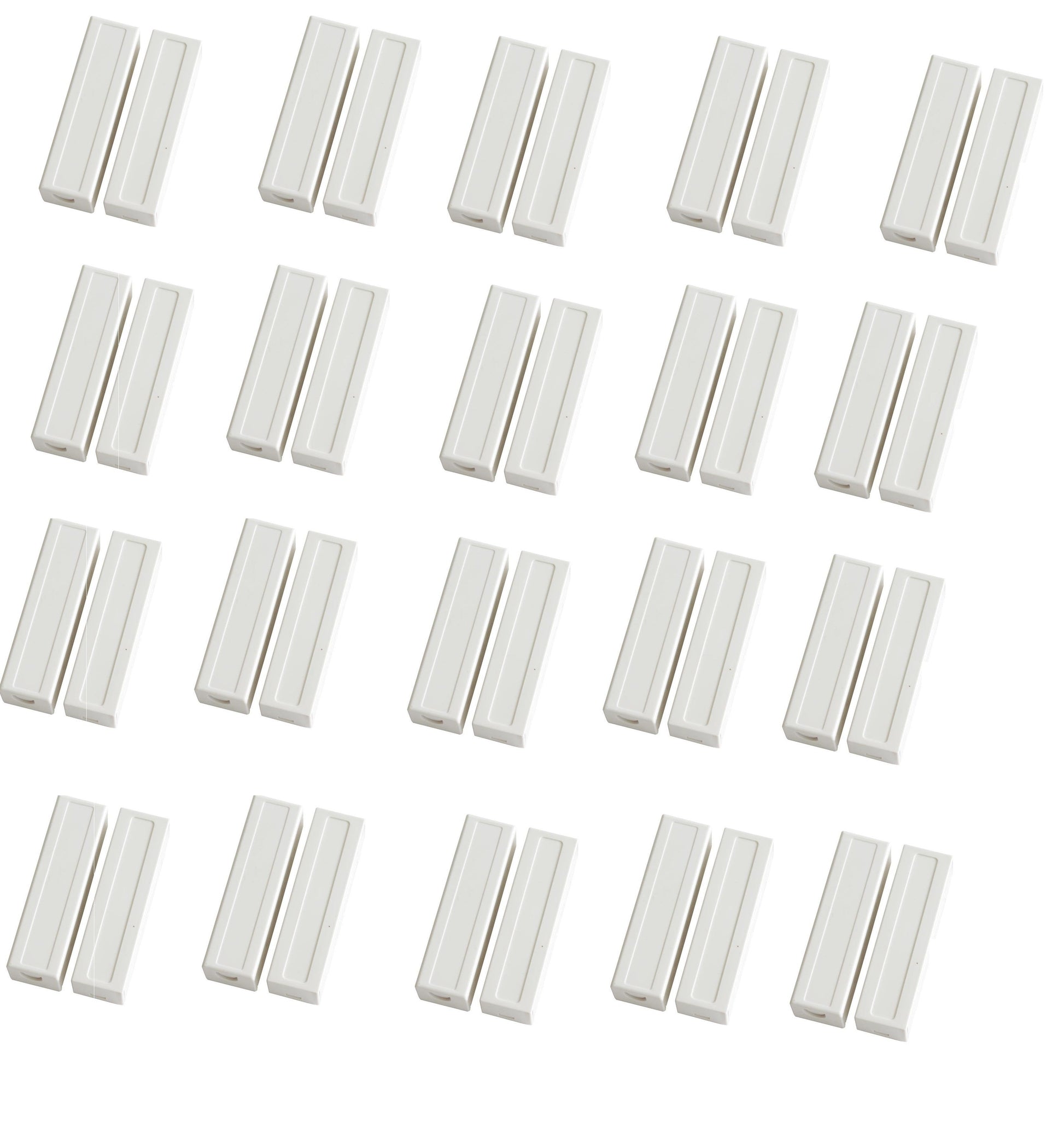 20 capteurs detecteur ouverture magnetique contacteur alarme contact no saillie creme bs-2033a blanc ECLATS DESTOCKAGE