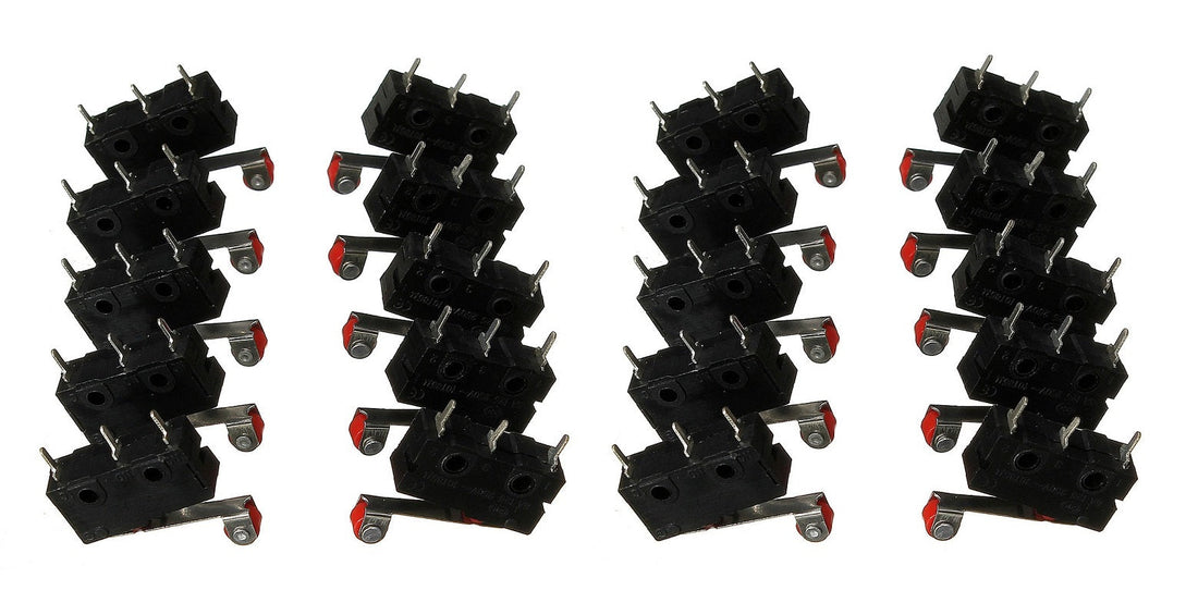 20 Contact autoprotection 5a sous 220v levier kw12-3 micro switch interrupteur ECLATS DESTOCKAGE