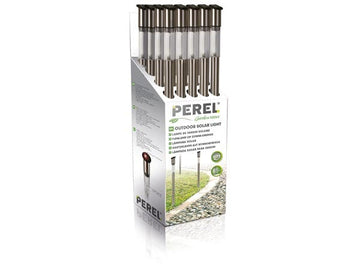 20 lampe eclairage lumiere solaire csol09d pour jardin tube 70cm socle poteau acier inoxydable ECLATS DESTOCKAGE