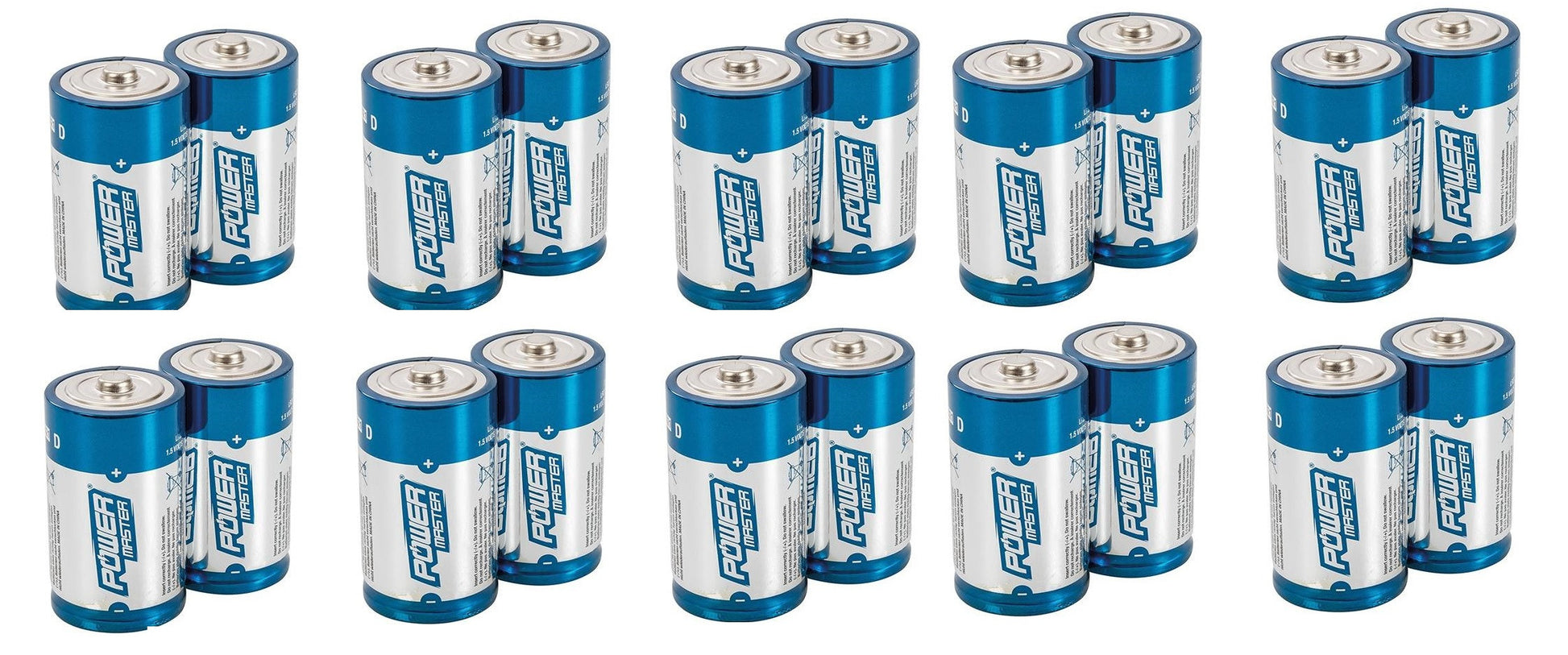 20 piles electrique 1.5v alcaline lr20 d r20 am1 13a e95 mn130 alimentation batterie - ECLATS DESTOCKAGE