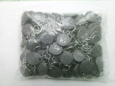 20 Tag 13.56mhz noir rfid ic iso14443A s50 clef porte cle etanche Anti-corrosion mifare nfc 1K