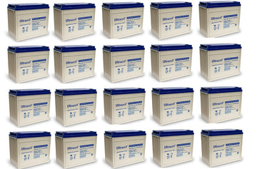20 X Batteries rechargeable 12v 130ah uxl134-12 134ah 135ah solaire eolienne accu plomb accumulateur ECLATS DESTOCKAGE