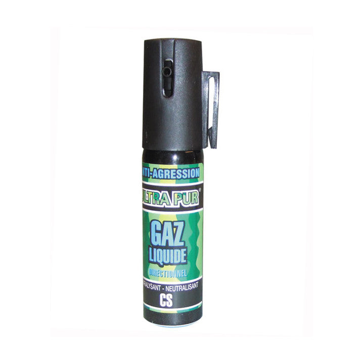 Aerosol defense gaz spray paralysant bombe lagrymogene cs 2% 25ml anti agression police securite ECLATS DESTOCKAGE