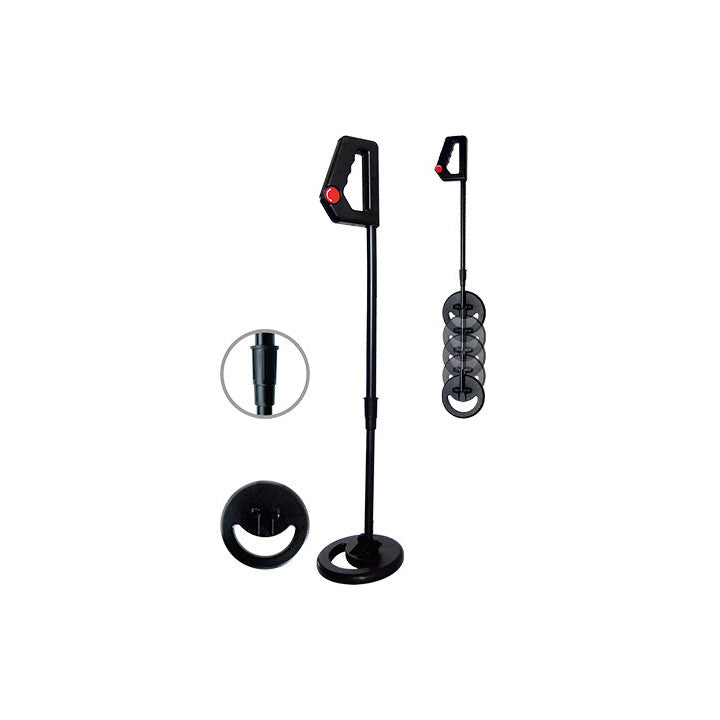 Detecteur de metaux 0.4m max terrain 9v batterie ac chasse a l or bijoux pieces argent ts20 ECLATS DESTOCKAGE